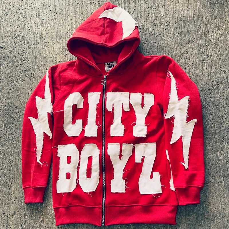 Mens Clothing Streetwear Patchwork Graphic Letter Hoodies Y2k Top Oversized Zip Up Hoodies Harajuku Sweatshirt Goth Mens Clothing X250718