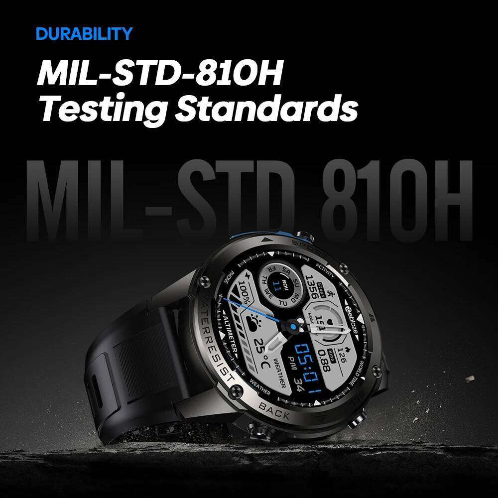 New Zeblaze Stratos 2 Ultra GPS Smart Watch Built-in Compass Barometric Altimeter Dual-band GNSS Voice Calling Smartwatch 10 ATM free shipping