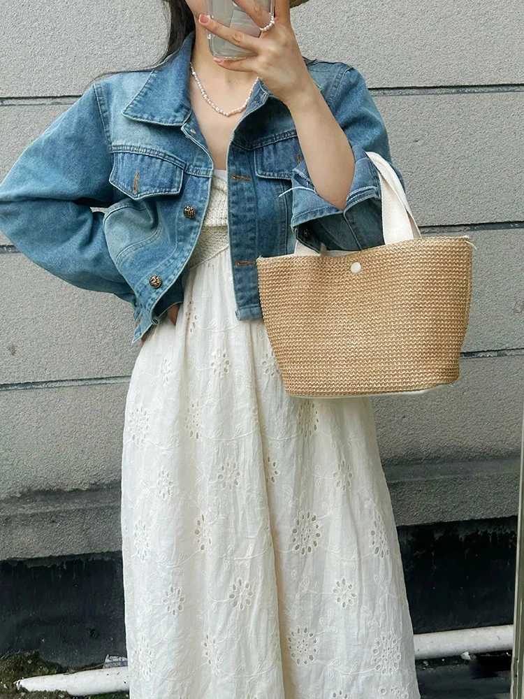 2025 New StrAW Woven Bag Summer VaCATion Beach Bag FAshion Leisure Countryside Style Woven Bag Leisure Handbag Z250718
