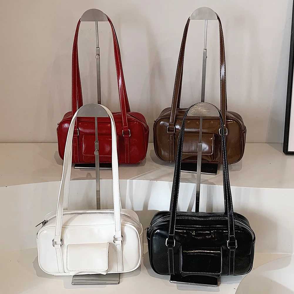 Underarm Bag PU Leather Zipper Closure Shoulder Bag for Women with Inner Pockets Handbag Tote Bag for Work Travel Y250718