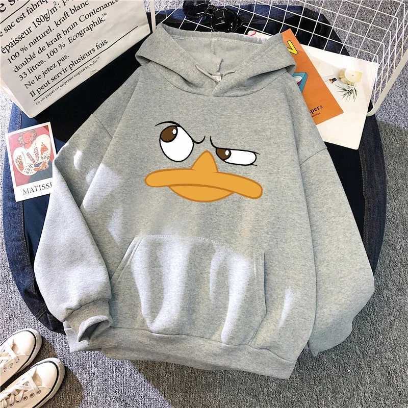 Funny Cartoon Print Hoodie for Women All Season Daily Casual Sporty Hooded Sweatshirts Fe Home Outdoor Comfort Warm Pullover XJ250717
