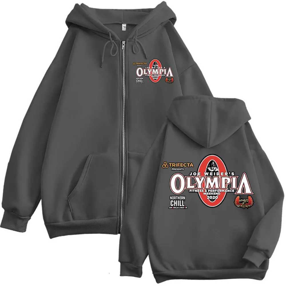Limited Olympia Fitness Merch Zipper Hoodies Men Women High Quality Fashion Zip Up Sweatshirts Casual Oversized Jacket Pullovers X250718