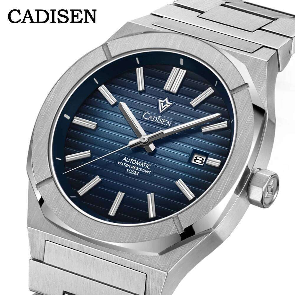 CADISEN Diver Watch Retro Sapphire NH35A German Designer Men Automatic Mechanical Watches 10Bar Waterproof Luminous free shipping