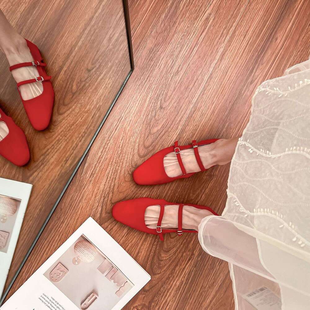 2025 Autumn Summer New Mary Jane Flat for Women, Elegant Hollow Breathable Casual Versatile Shoes