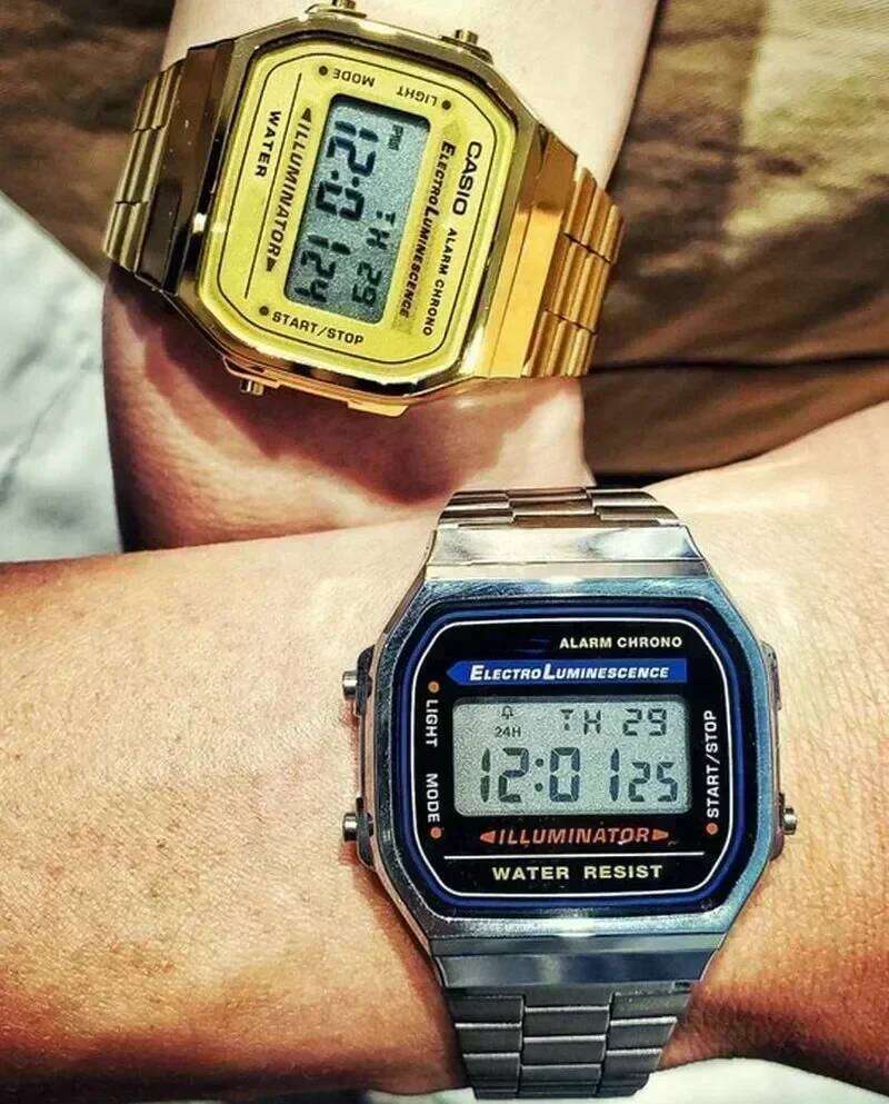 free shipping F91W Stainless Steel Band Waterproof Retro Digital Sports Military Watches Men Women Electronic Wrist Watch Clock free