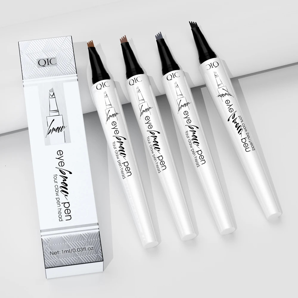4-Point Eyebrow Pencil Maquillajes Para Mujer Waterproof Liquid Eyebrow Pen Makeup Long Lasting Makeup Micro-blade Brow Pencil 250712