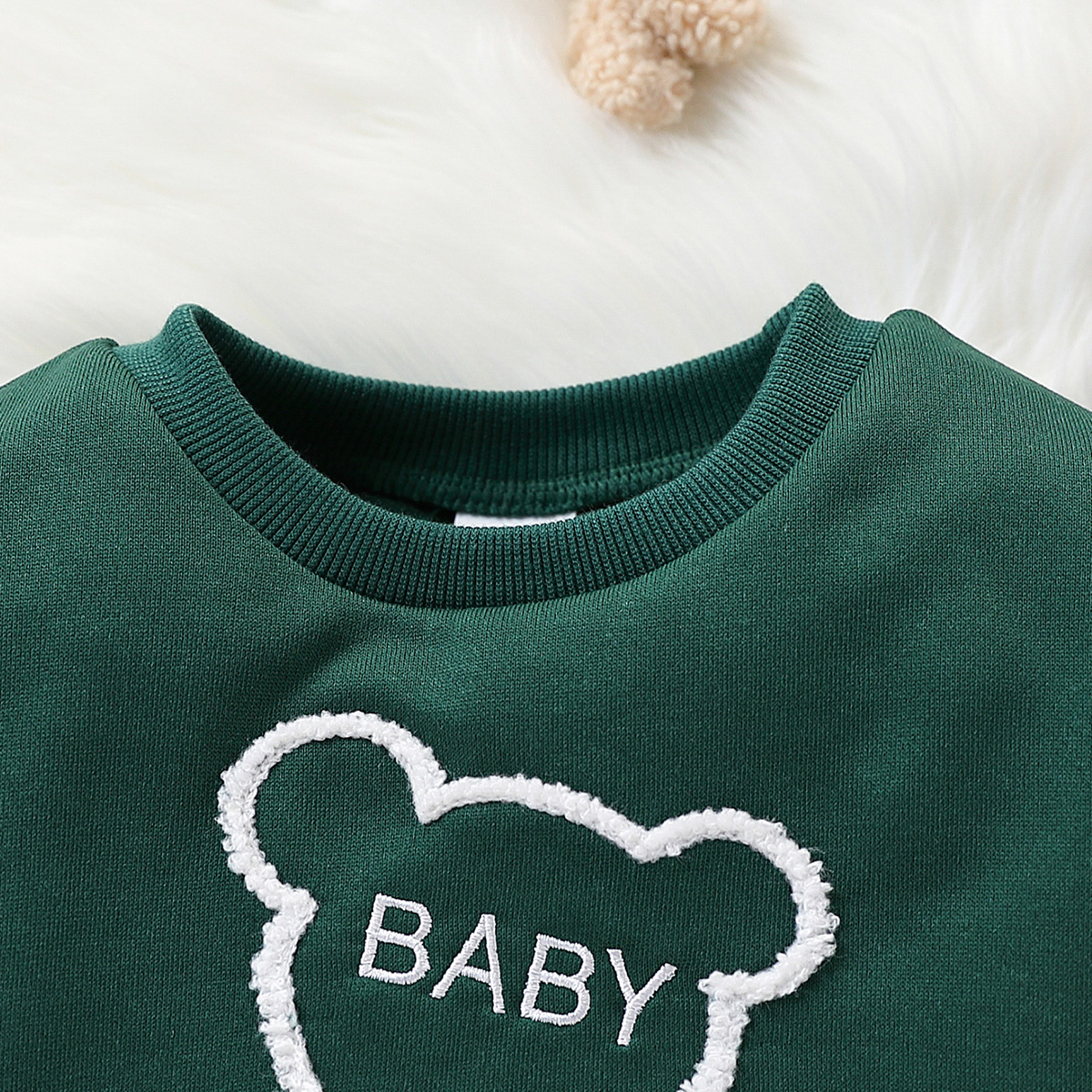 JOPGEEY Winter Fashionable Baby Boy Outfit - Long-Sleeve Cartoon Sweatshirt, Padded Pants w/ Pocket Detailing & Warm Zip-Up Jacket, Fashionable design