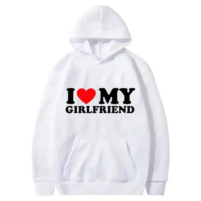 1 Love My Boyfriend Girlfriend Printed Hoodie Couple Fashion Sports Shirt Harajuku Casual Top Sport Jogging Fce Sweatshirt XJ250717