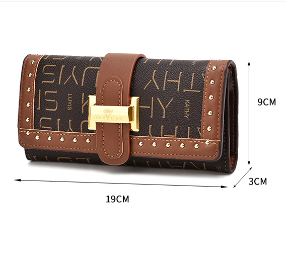 Designer Bag 2025 New Women's Wallet Multifunctional Retro Coin Luxury Bag Purse Long Letter Phone Bag Women's
