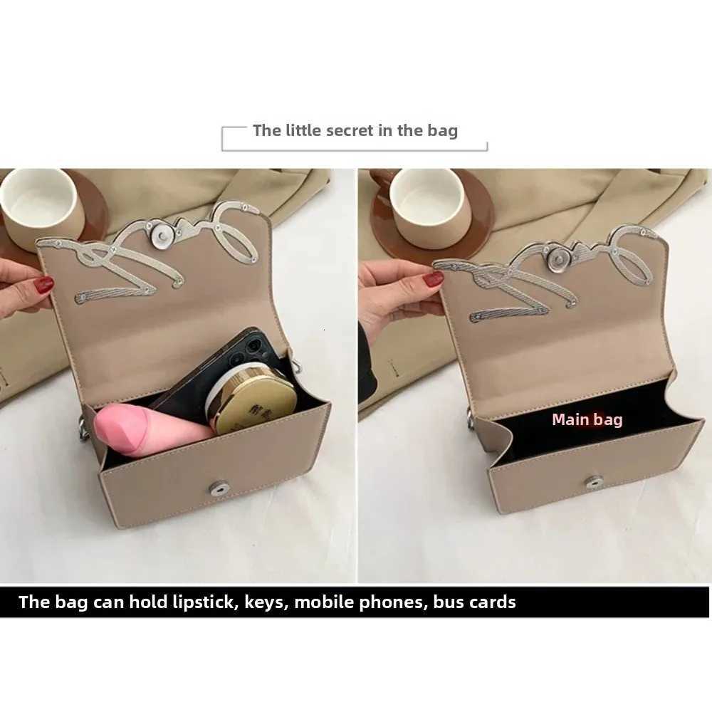 Trendy Crossbody Bag With Chain Strap - Slim Minimalist Club Purse For Evening Events And Casual Outings XJ250718