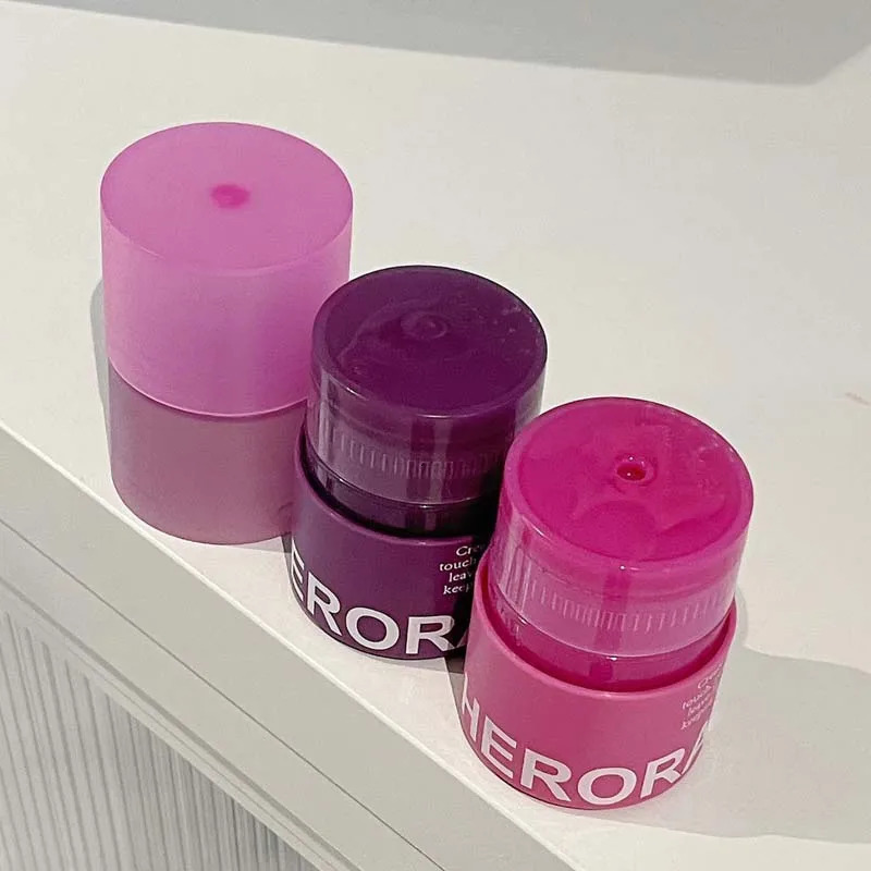 Rotating Crystal Purple Lip Balm Jelly Pink Solid Lip Gloss Moisturizing Watery Colored Lip Paste Long-lasting Tender Tinted 250717
