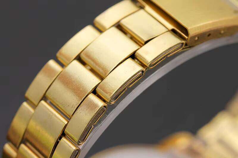 Geneva Style Quartz Watch - 37mm Stainless Steel Women's Diamond Watch | Luxury Gold/Silver/Rose Gold Dress Watch with Crystal Accents