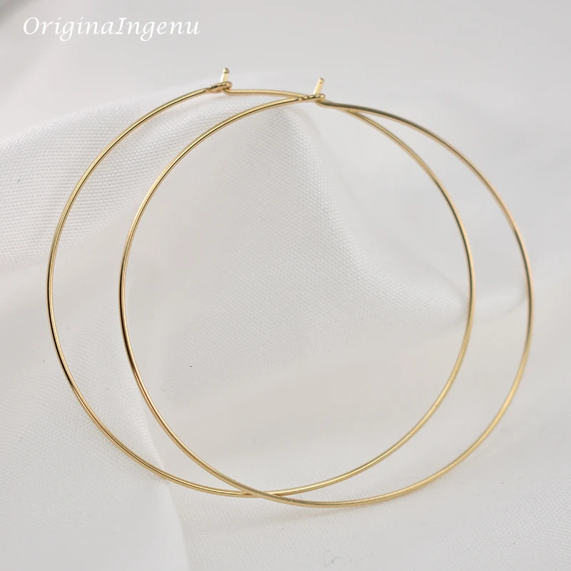 8 Size Thin Hoop Earrings Handmade Jewelry 925 Silver/Gold Filled Brincos Vintage Gold Pendientes Oorbellen Earrinngs For Women 250716