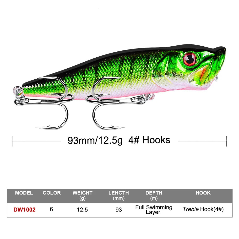 Quality Road Ya Bait Wave Fishing 95cm12g Plastic Bionic Hard Gear Flying Outdoor 250708