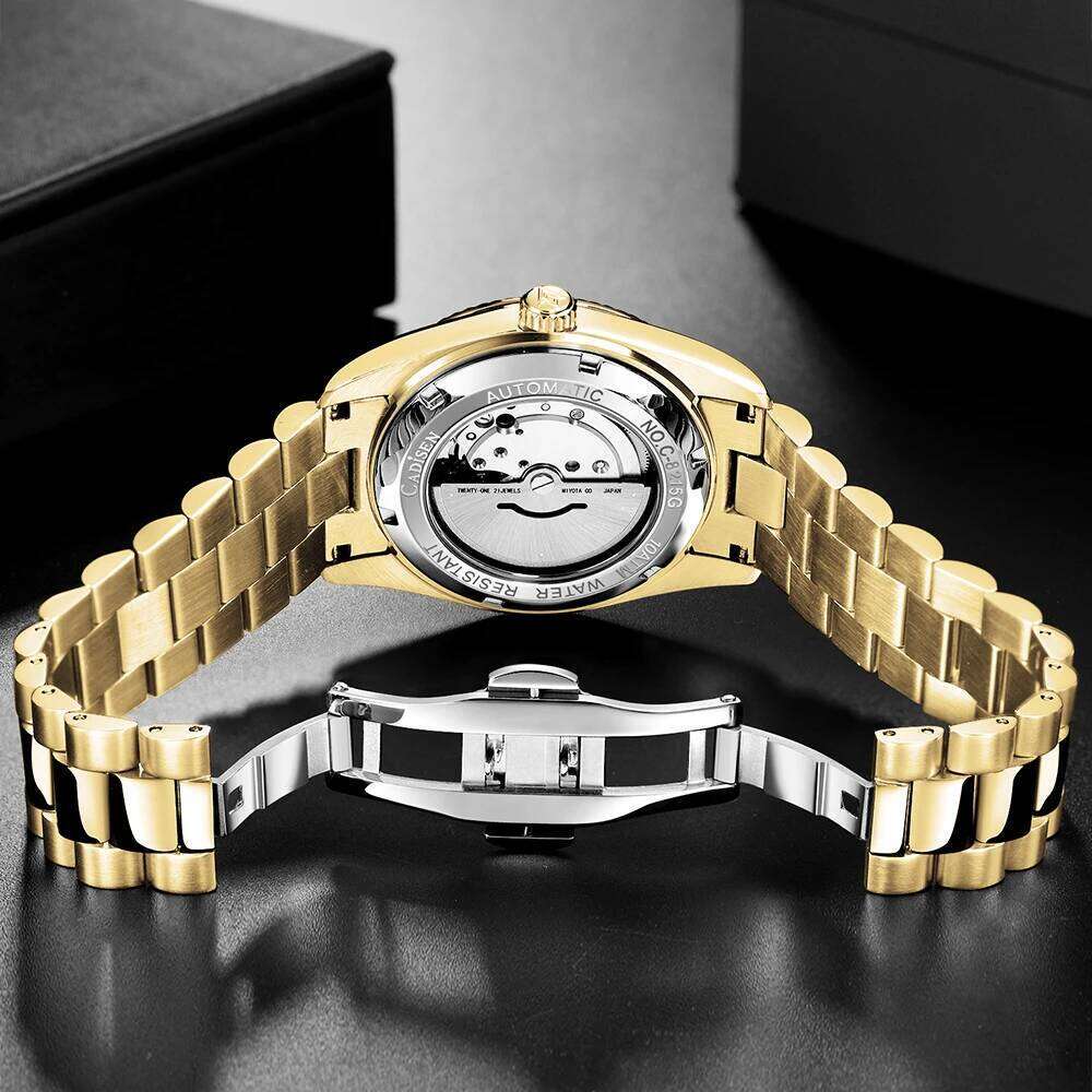 CADISEN DD40 Watches Automatic Watch AR Sapphire Glass Mechanical Wristwatch Men 10Bar MIYOTA 8285 Movt 2023 New free shipping