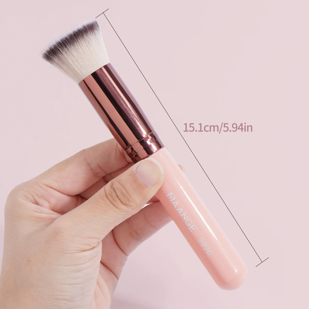 MAANGE 1PCS Makeup Brushes Flat Top Kabuki Foundation Brush for Liquid Cream Powder Contour Blending Cosmetic Beauty Tool 250714