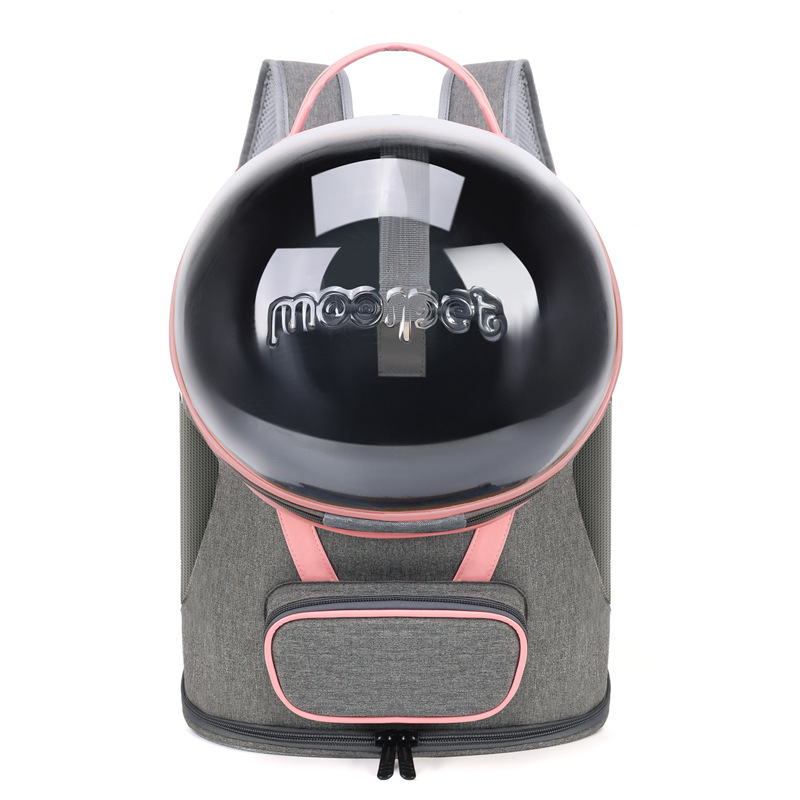 Beni Pet Breathable Space Capsule Pet Carrier - Portable Double Shoulder Bag for Cats & Dogs