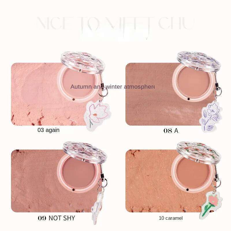 FLORTTE Make Up Blush Palette Korean Cosmetics First Kiss Blusher Long Lasting Fine Natural Highlighting Blushes X250718