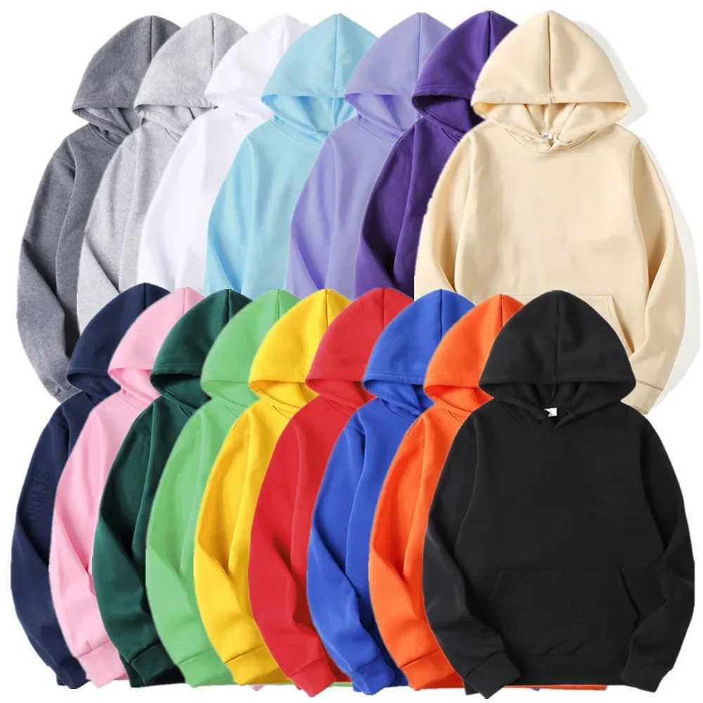 Mens Womens Hoodies Spring Autumn Winter Casual Hoodies Sweatshirts Unisex Solid Color Hoodie Sweatshirt XJ250717
