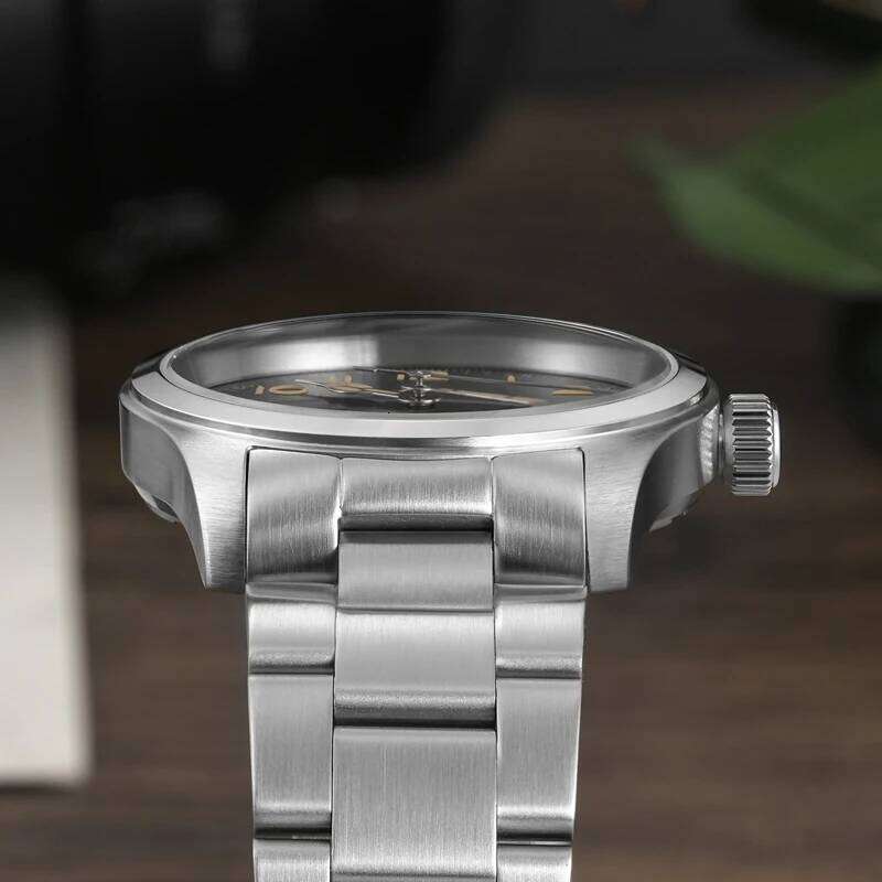 Militado ML08 Military VH31 Quartz Movement Double Sapphire Crystal C3 BGW9 Luminous 10Bar Waterproof 38mm Vintage Watch free shipping