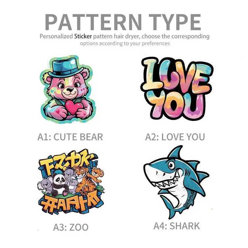 Portable Hair Dryer 110000 RPM Professional High-speed Hair Dryer Low Noise Temperature Control Hair Dryer W250718