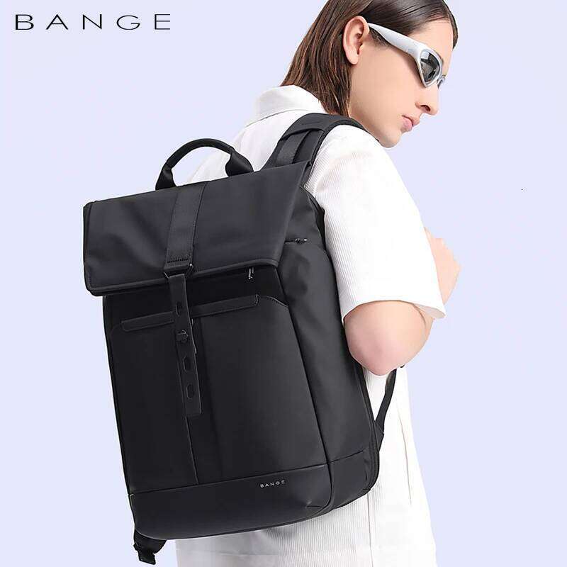 BANGE Unique Men Anti Theft Waterproof Laptop 15.6 Inch Daily Work Business Backpack School Back Pack Mochila For Women MDNG