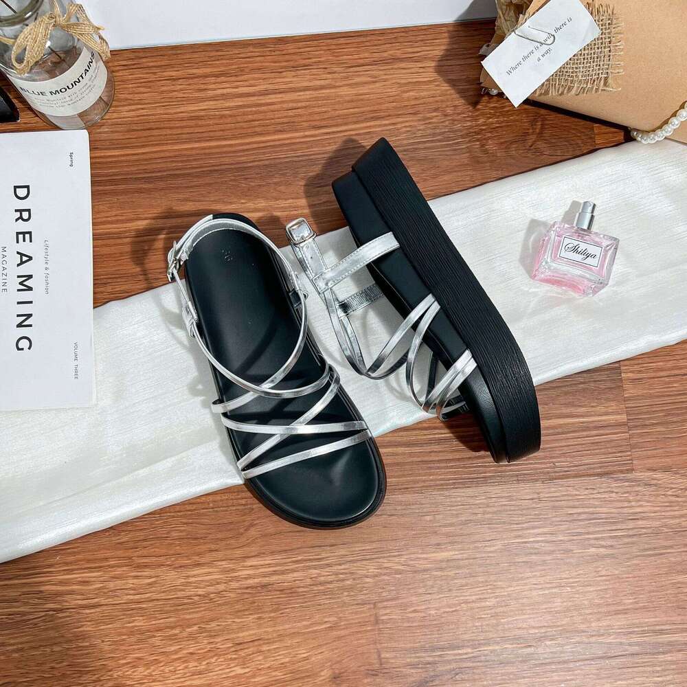 Summer New Sandals for Women, High-End Fairy Style, Versatile Thick-Soled Sandals, 2025 Fashion