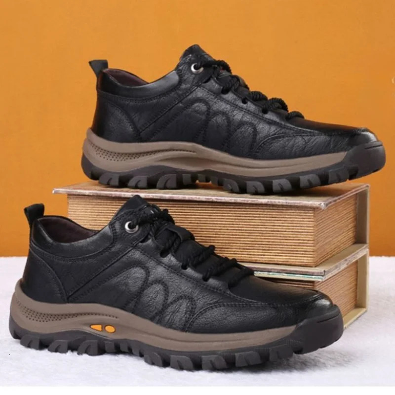 Mens Outdoor Leisure Shoes Mountaineering Fashion Sports AntiSlip Lightweight Comfortable Men Sneakers 250717