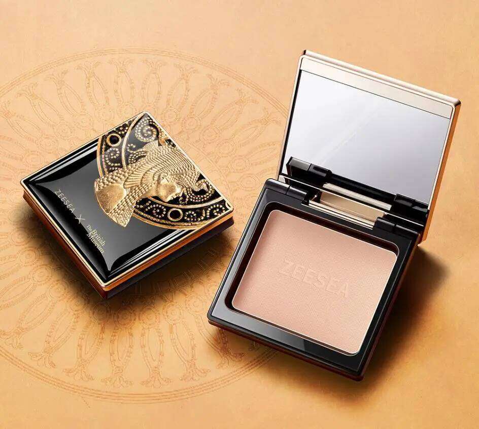 ZEESEA Pressed xThe British sem Eygpt Collection 3 Colors Makeup Face Powder Oil Control Longlasting Contour Concealer X250717