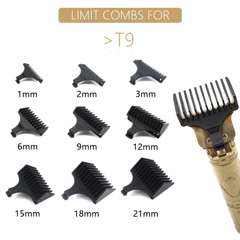 for T9 1236912 mm Professional Hair Trimmer Limit Comb Universal Guards Hairdresser Cutting Guide Barber Accesories 250716
