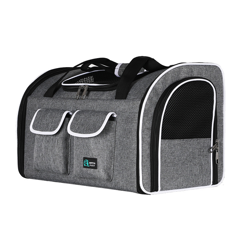 Beni Pet Breathable Double Shoulder Pet Carrier Bag with Side Opening - Large Capacity Cat & Dog Travel Backpack