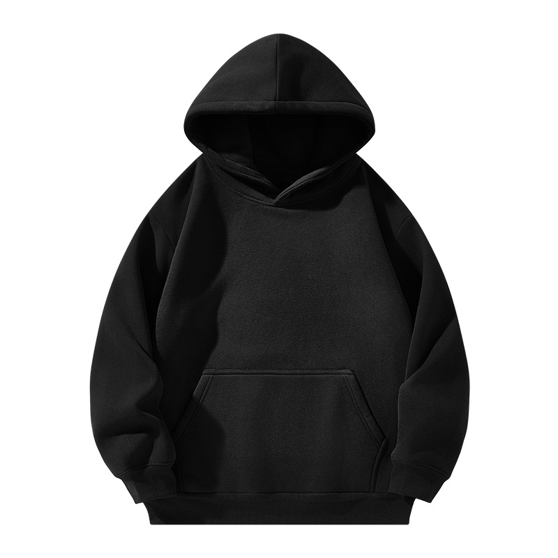 M55351 Men's and women's solid color round neck sweater men's and women's blank pullover sweater