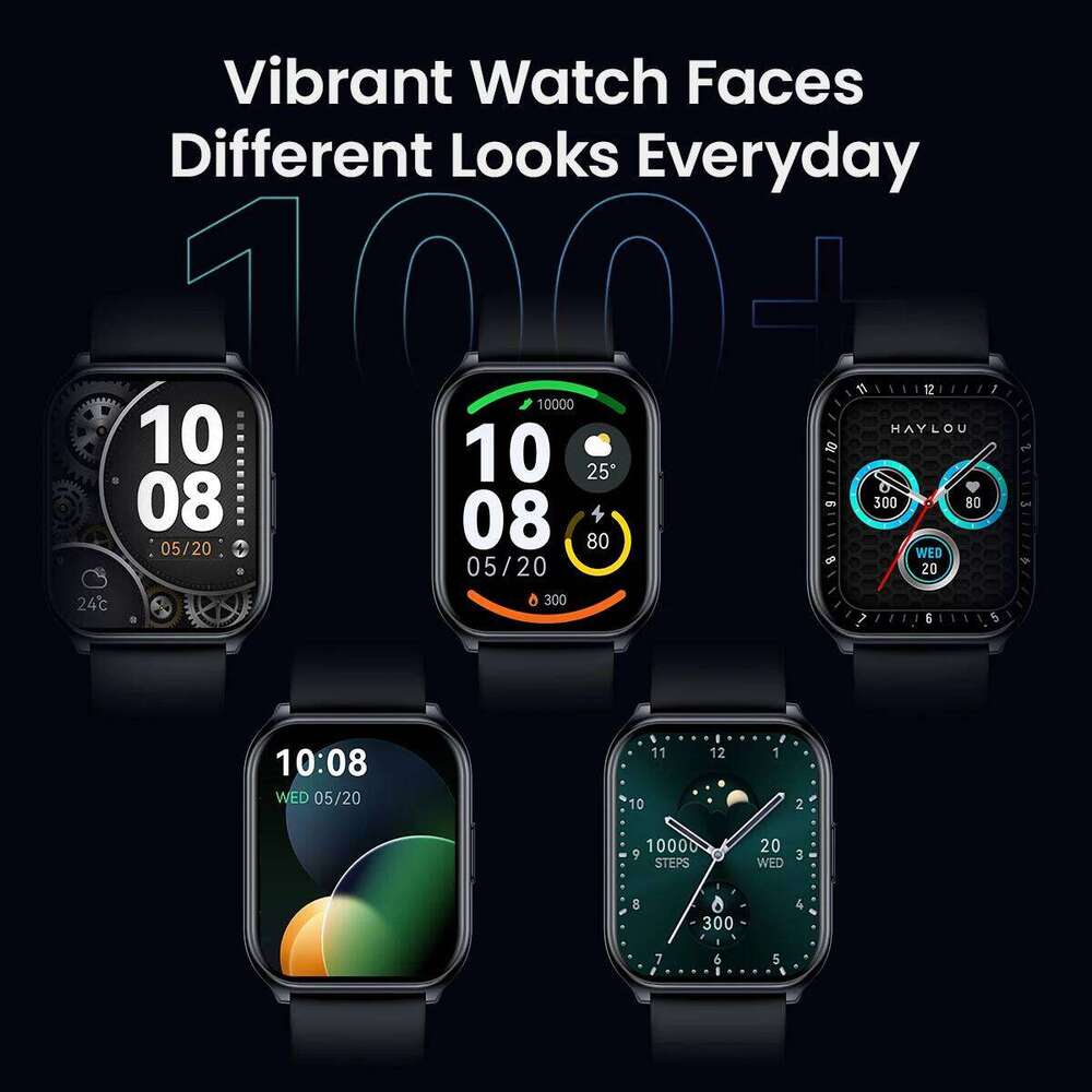 HAYLOU 2 Pro (LS02 Pro) Smart Watch 1.85'' HD Display SpO2 Heart Rate Monitor 100 Workout Modes Smartwatch for Men Women free shipping