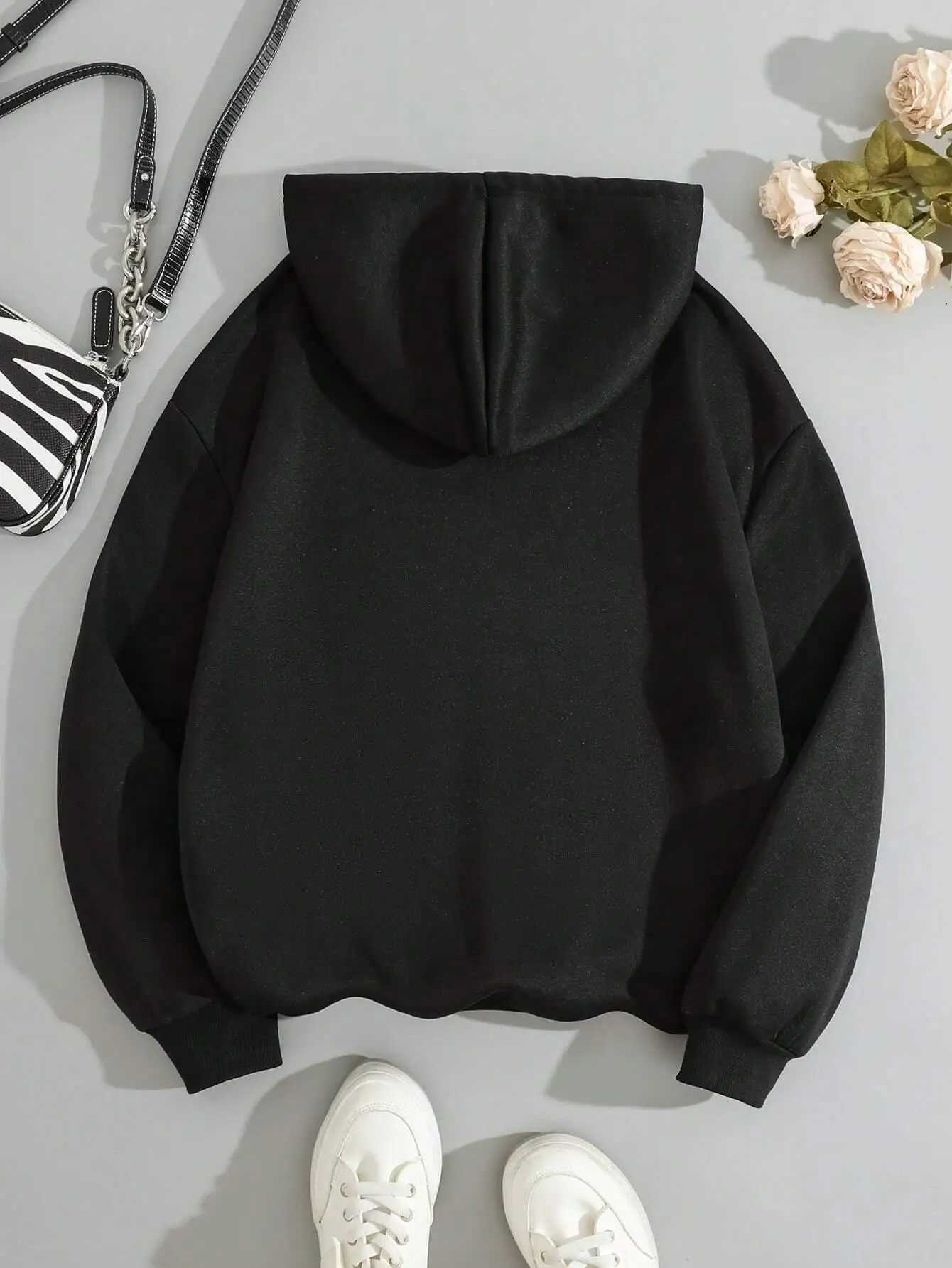 New York Scenery Printing Sweatshirt Womens Autumn Soft Hooded Simple Warm Comfortable Hoodie Street Oversize Fashion Pullovers XJ250717