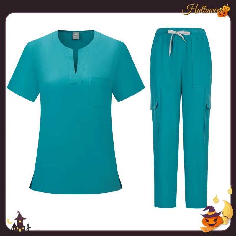 Clinic Uniform Medical Hospital Nurse Uniform Mens Scrub Set Beauty SPA Work Clothes Women Dental Beauty Scrub Surgical Gown Men Z250718