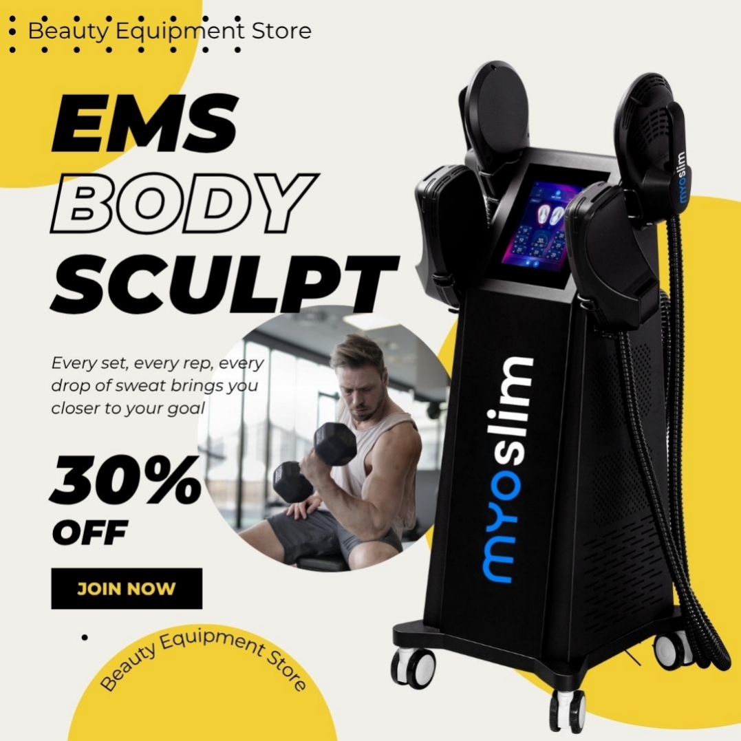 MYOslim 15Tesla 6500W High Power EMS Body Sculpt Muscle Stimulate Slimming Machine Slimming Machine