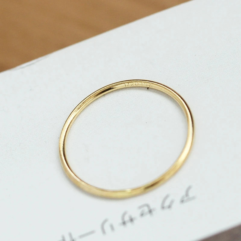 14K Gold Filled Stacking Ring Boho Gold Jewelry Minimalist Knuckle Ring Anillos Mujer Gold Accessories Bohemian Rings for Women 250716