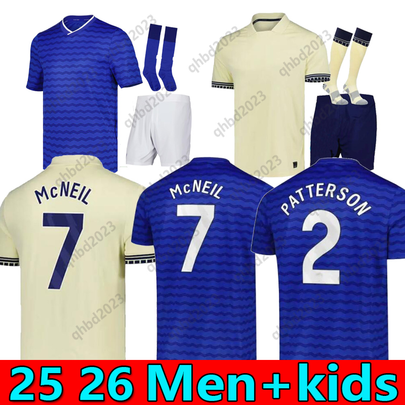 S-4XL The Toffees 25 26 Onana soccer Jerseys Mceil men kids CAERT-LEWI TARKOWSKI Coady football shirt 2026 2025 ALLA DOUCOURE DAVIES GORDO DELPH Andre Gomes
