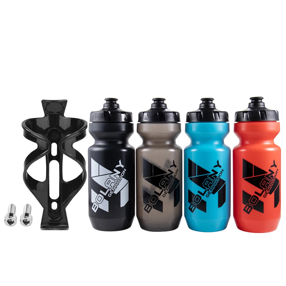 610ml Cycling Water Bottle With Holder Cage Screws Set Outdoor Fitness Sports Bicycle bidon ciclismo 250717