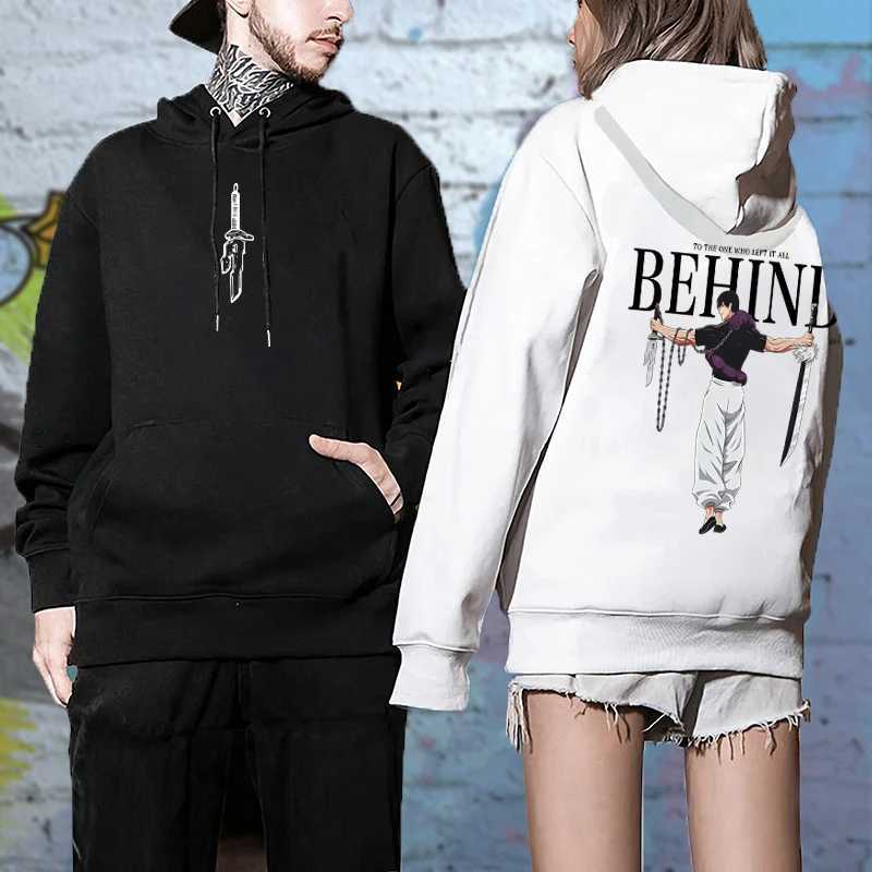 Jujutsu Kaisen Anime Hoodies Men Women Fushiguro Toji Manga Hooded Pullover Gothic Sweatshirts Hip Hop Streetwear Mens Clothing XJ250714