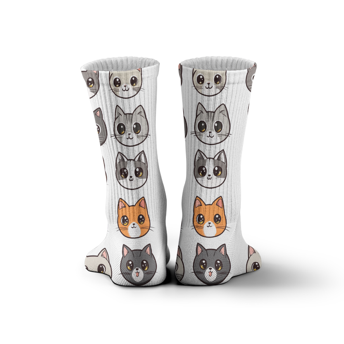 Cute Cat nisex Tube Socks Trendy Feline - Love Vibes C059socks