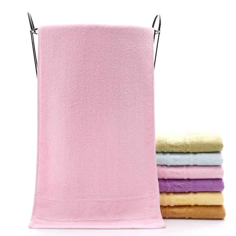 7 pieces High-quality bamboo fiber towel beauty salons face washes cleansing towels water-absorbing adult bath towels customized wholesale