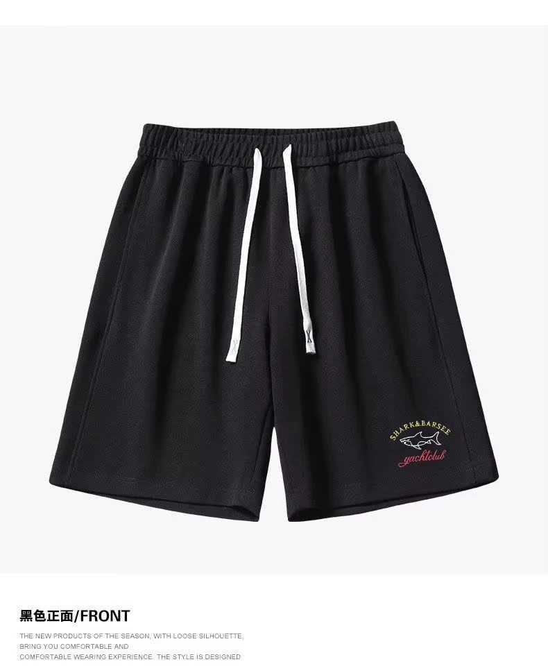 2025 New Lover Summer Pure Cotton New Casual Sweatpants Men and Women Loose Anti-wrinkle Five-minute Pants Beach Pants W250718