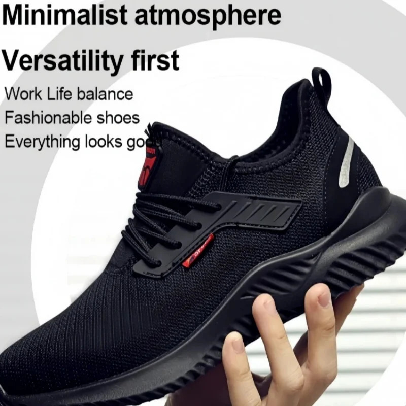 Work Sports Shoes Steel Toe Mens Safety PunctureProof Boots Fashion Durable Protective Sho 250717