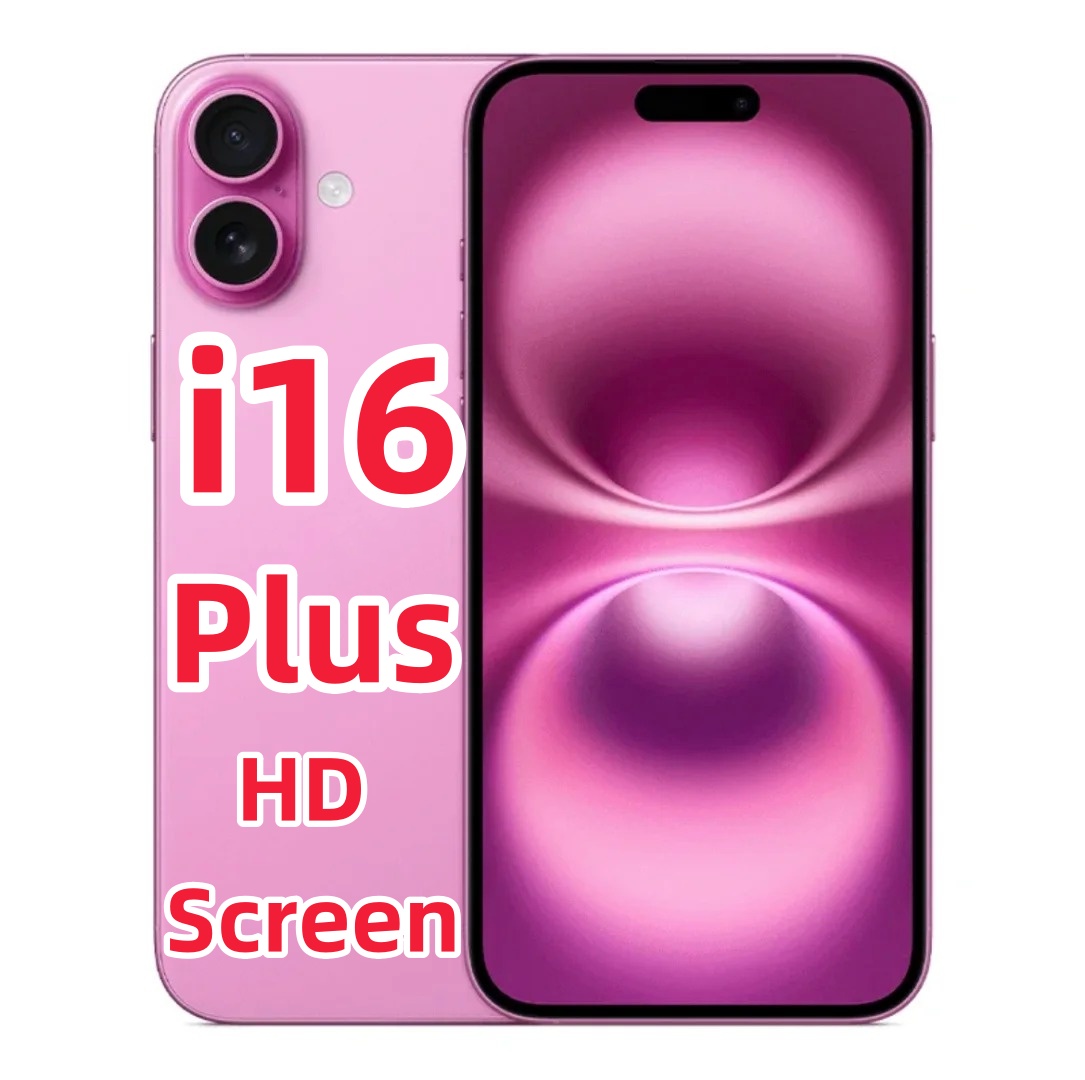 New i16 Plus 5G Phone, High-Performance Smartphone, 16+1TB Extended Memory, 6.7-inch HD Display, Unlocked Phone, Android System
