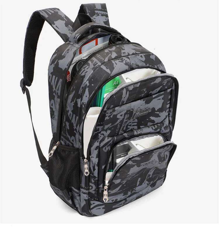 School Bags For Teenagers Travel Camouflage Large Capacity Boys Printing Men Backpack Rucksack Kids Cute Bookbag