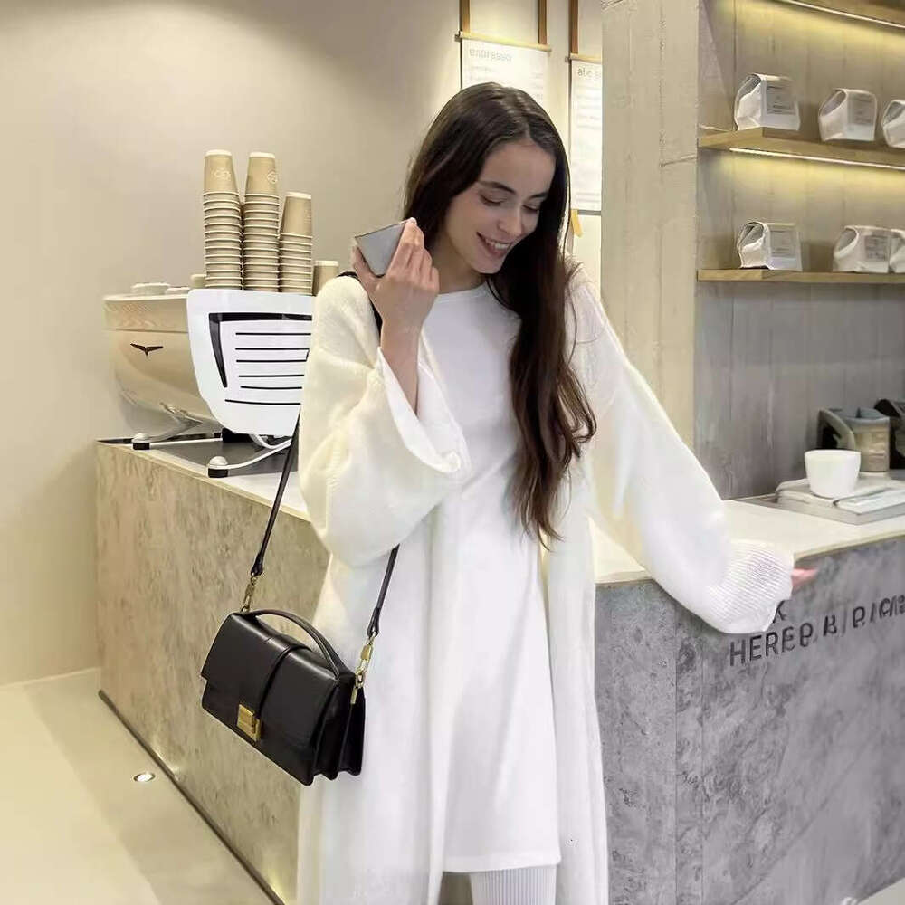 Spring Summer New Long Women Mohair Knitted Hollow Sweater Cardigan High-End Shawl Coat Ins B5