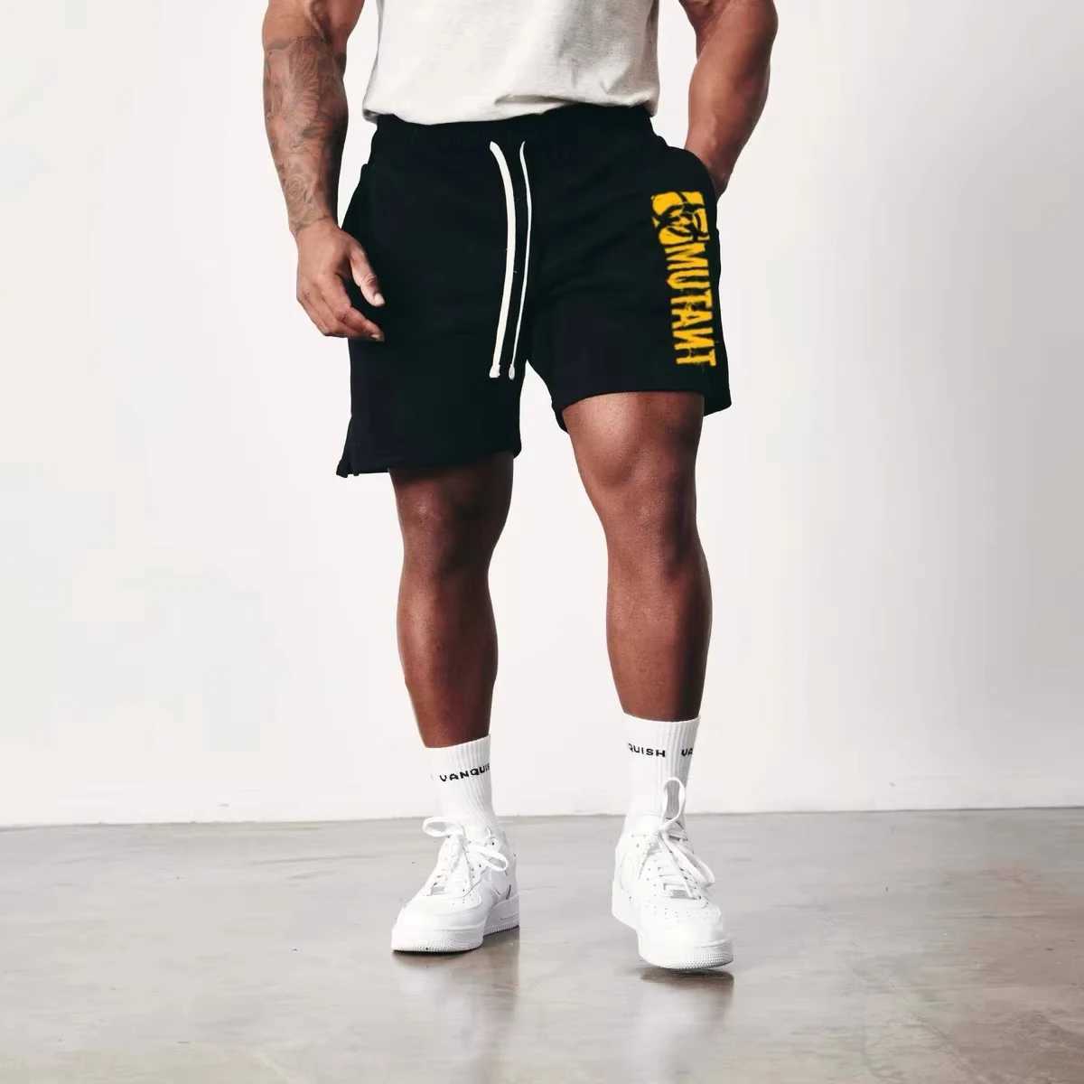 2025 New Summer Sports and Leisure Pure Cotton Shorts Fitness Shorts Fitness Running Shorts Sports Shorts for Men and Women W250718