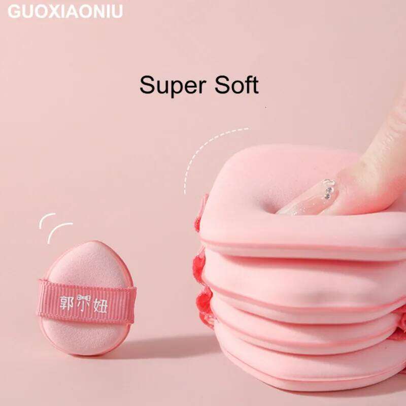 GUOXIAONIU 5pcs Veet Powder Cosmetic Mini Sponge Bigger In Wet Foundation Blending Sponges Applicator Makeup Puff Tools X250718