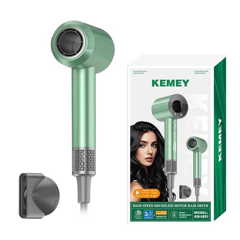 KEMEI Professional Hair Dryer Negative Ion Care Hair Fast Drying for Home and Hotel 110000 RPM super strong wind low noise KM-6891 W250718